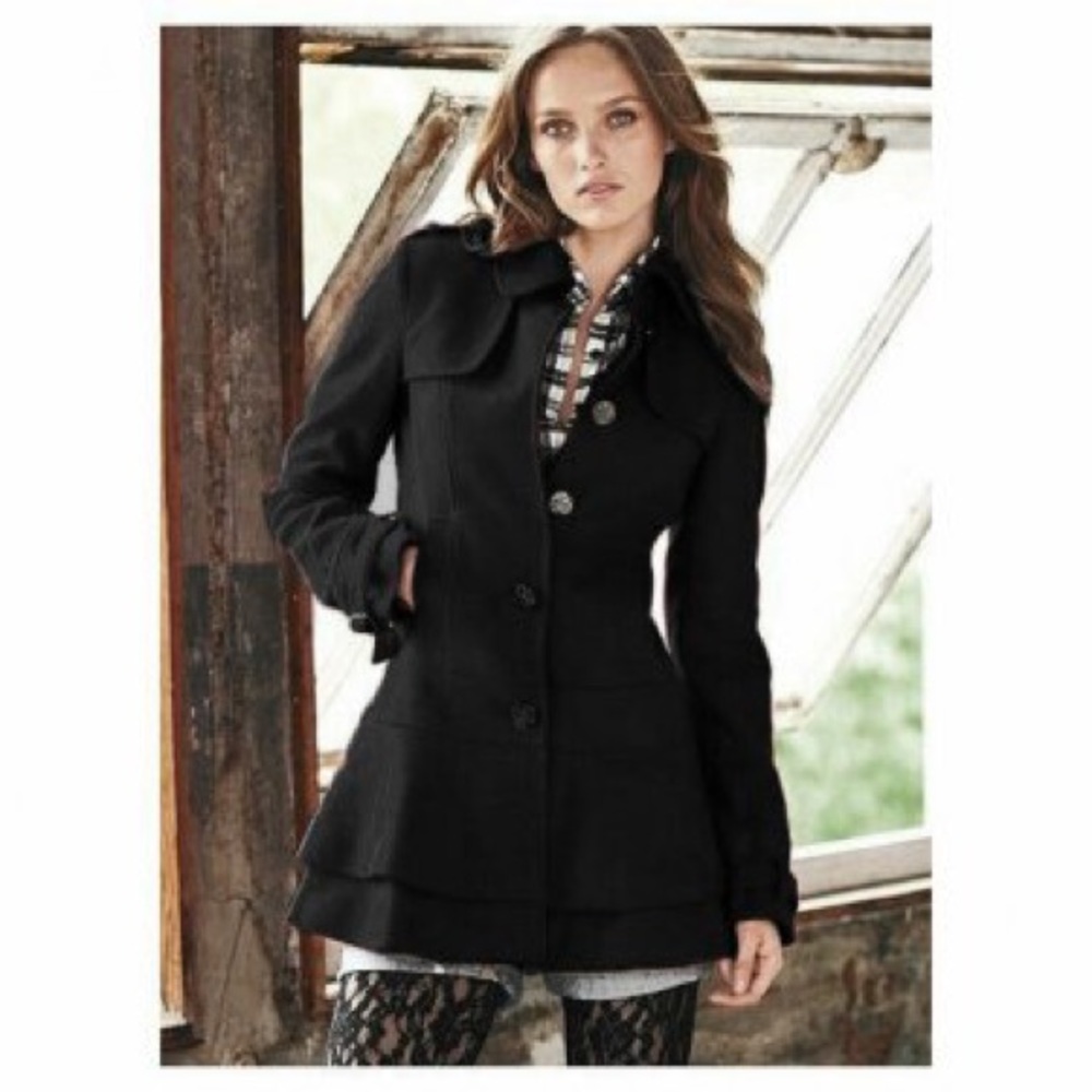 Guess Black Peacoat